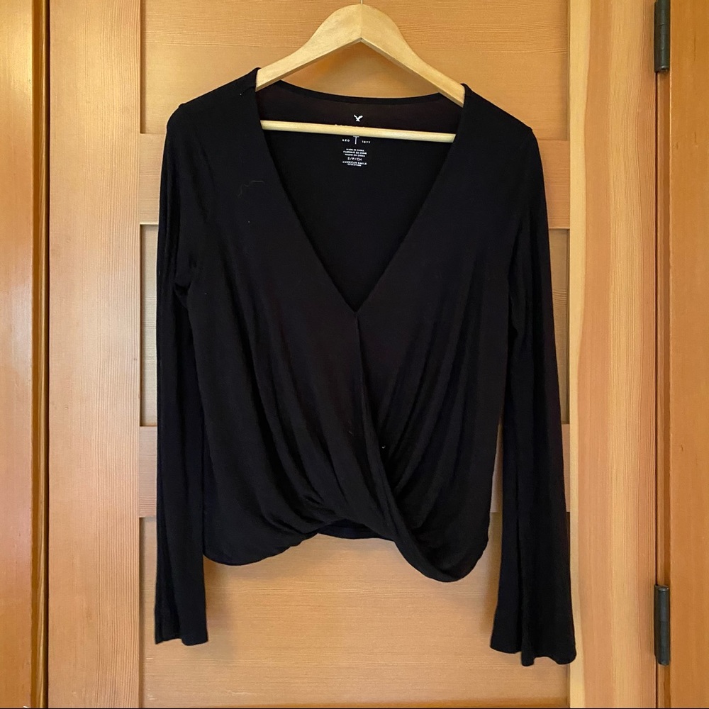 Scoop wrap top